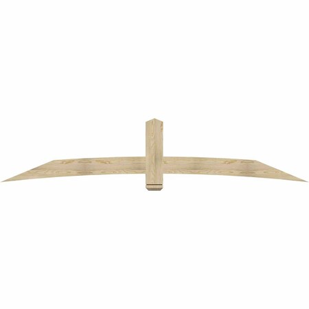 Ekena Millwork Bellingham Rough Sawn Timber Gable Bracket, Douglas Fir, 108"W x 22"H x 2"D x 6"F, 5/12 Pitch GBW108X22X0206BEL00RDF